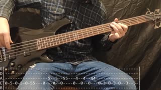 Korn - Can You Hear Me Bass Cover (Tabs)
