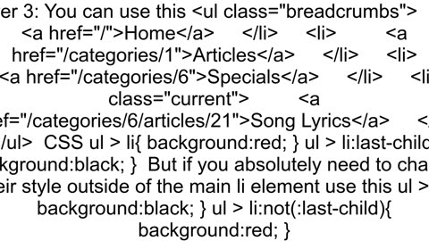 CSS nthchild select all but last element when length is unknown