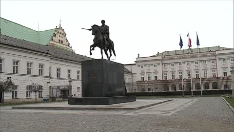 GEORGIAN PRESIDENT IN WARSAW