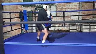 Sparring with a knock down