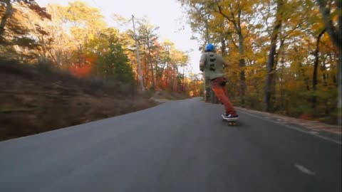 HI guys ! here we go ! Feel the charm of longboard descent together!