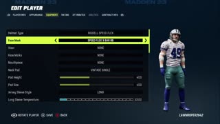 How To Create Daryl Johnston 1990s Madden 23