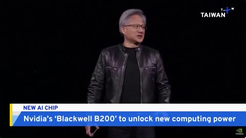 Nvidia Unveils Blackwell B200 Flagship AI Chip - TaiwanPlus News