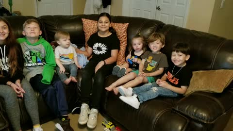 All the grandkids together 1/3/2021