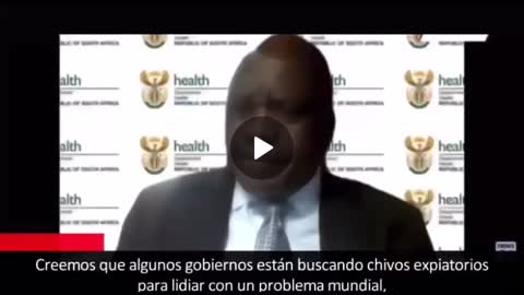 DR JOSEPH PHAALA MINISTRO DE SALUD DE SUDÁFRICA