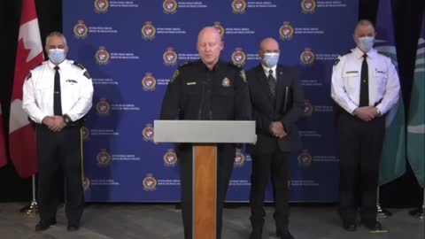 Interim Ottawa police chief warns the protesters. *see description*