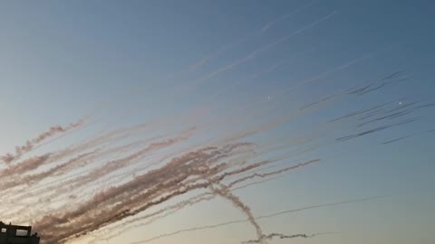 Massive Hamas Rocket Attack on Israel