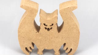 Halloween Bat Cutout - Handmade - Wood Animal