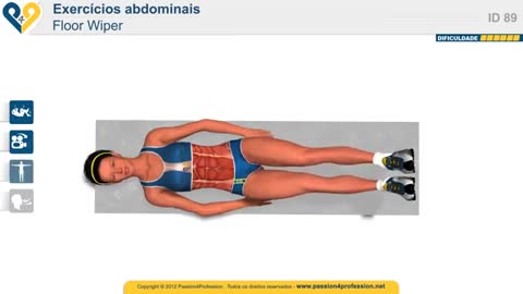 EXERCÍCIO DE ABDOMINAL limpa chão