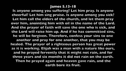 James 5.13-18 Prayer as a Means of Salvation by Derrick Leitão