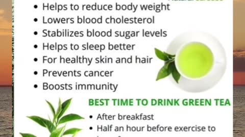 Revealing the Insane Benefits of Green Tea in 2023! You Won't Believe #3 #shorts