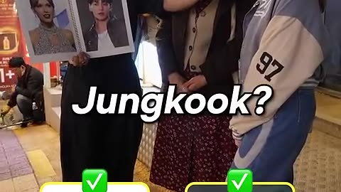 Do you know who this is. Taylor Swift vs BTS Jungkook 🎤 #streetinterview #interview #streetgames