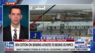 Sen. Tom Cotton calls for the Beijing Olympics to be delayed and relocated