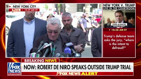 Robert De Niro tears into ‘tyrant’ Trump outside Manhattan courthouse Fox News