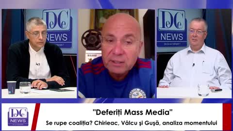 Se rupe coaliţia? Chirieac, Vâlcu şi Guşă, analiza momentului la Deferiţi Mass Media