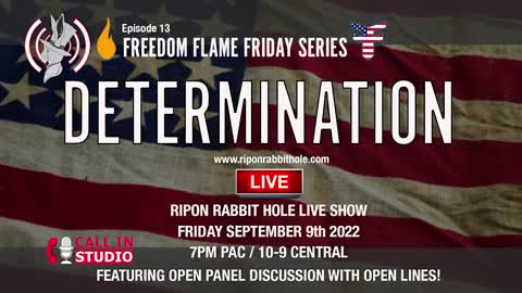 FREEDOM FLAME FRIDAY – DETERMINATION