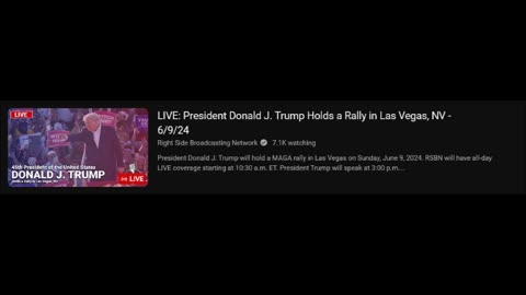 LIVE: President Donald J. Trump Holds a Rally in Las Vegas, NV - 6/9/24