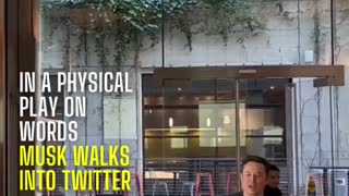 Let that sink in! Elon Musk takes sink into Twitter HQ