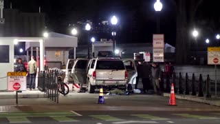 Vehicle crashes into White House gate