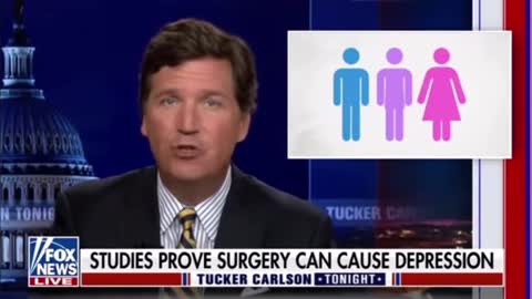 Tucker Carlson on transgenderism --- with credit to CBS' Leslie Stahl
