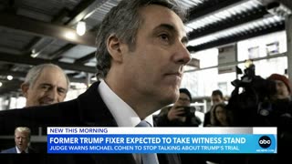 Former Trump fixer Michael Cohen expected to take the witness stand ABC News