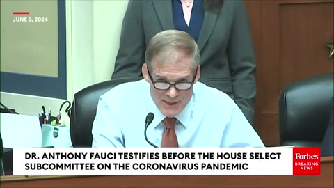Breaking Sparks Fly Jim Jordan Ruthlessly Confronts Fauci About Lab Leak
