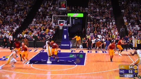 NBA2K: Indiana Pacers vs Los Angeles Lakers (Buzzer Beater)