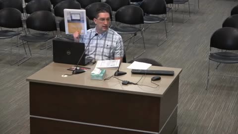 3/19/24 - Rick presents explosive information on ES&S machines at Brookings Co Comm Mtg.