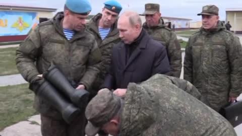 Putin's visit to the training ground in the Ryazan