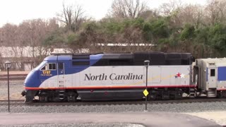 HD: Piedmont #75 departing Raleigh Union Station