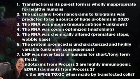 Why Transfection is Inappropriate in Healthy Humans