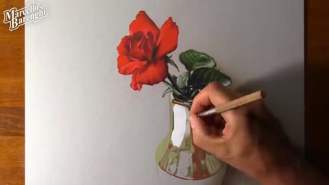 Draw The Gloss Of The Vase