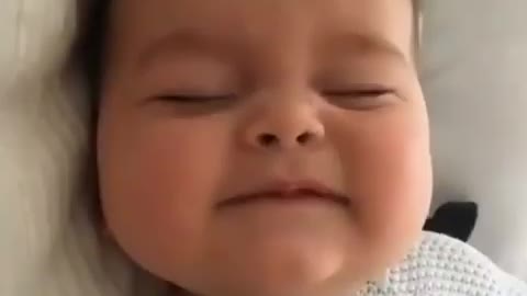 Baby Making adorable sound while sleeping