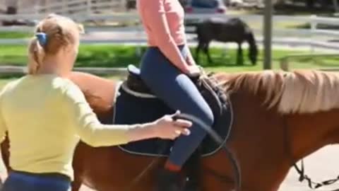 Horse riding training