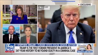 Stephen Miller on Maria Bartiromo reacting to president Trump’s sham trial and verdict