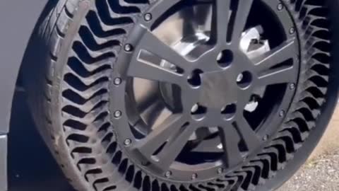 Airless Car Tyre #cartyres #Airlesstyre #cartyre #Gadgets #cargadgets