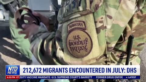 212,672 Migrants Encountered in July: DHS