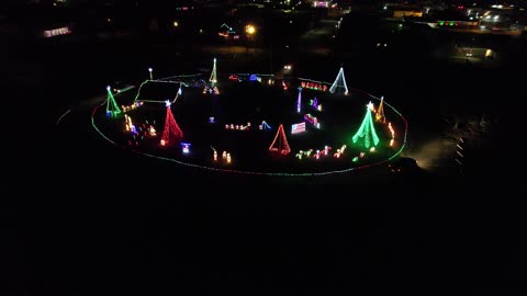 Christmas Lights in Mena Arkansas 2021