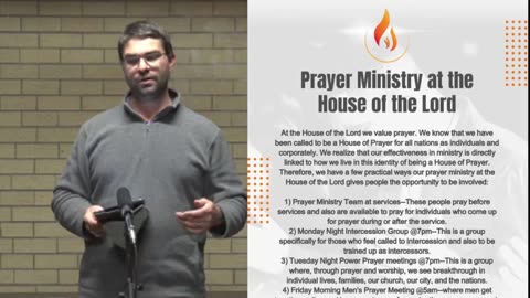 hotl prayer ministry - with Ps Oliver