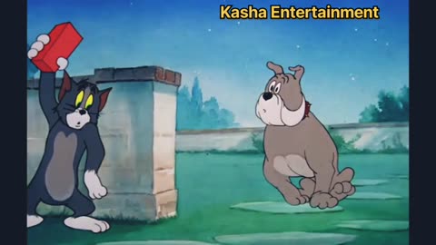 Tom and Jerry with dog