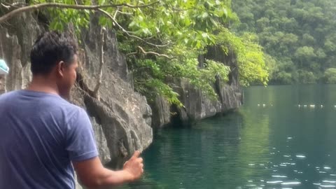 Barracuda lake Palawan Philippines