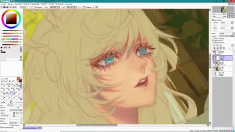 Draw The Character's Eyelashes