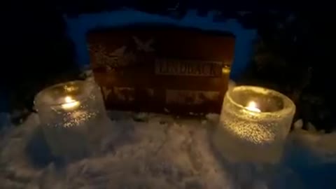 Graveyard Night Walk to see my Ice Candles