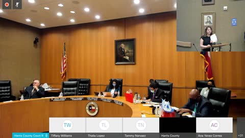 Houston, TX - Harris County 2021-10-12 Commissioners Court (Update Voting Machines Outdated)