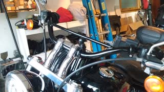 2019 Harley Davidson Softail Slim Pullback 4.5" Risers Installed