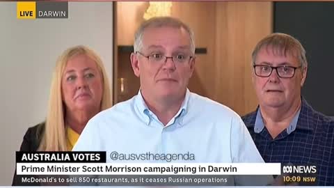 Scott Morrison campaign message he will hand over aAustralian healthy to the WHO