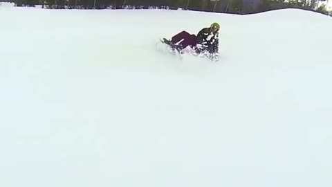 Plaid jacket snowboard fail