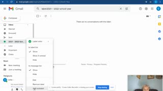 GMail: Creating Labels in GMail