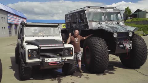 Do Russian Girls Love Russian Trucks_ Kristina meets the Severe Truck (360p)