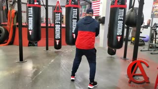 Coach Anthony How to combine 2 angles together on the heavybag!